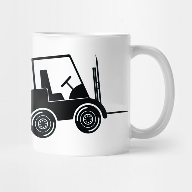 Forklift driver gift ideas forklift by HBfunshirts